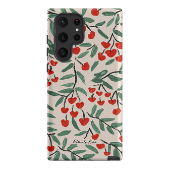 Cherry Love Printed Phone Cases Samsung Galaxy S22 Ultra / Armoured by Phthalo Ruth - The Dairy