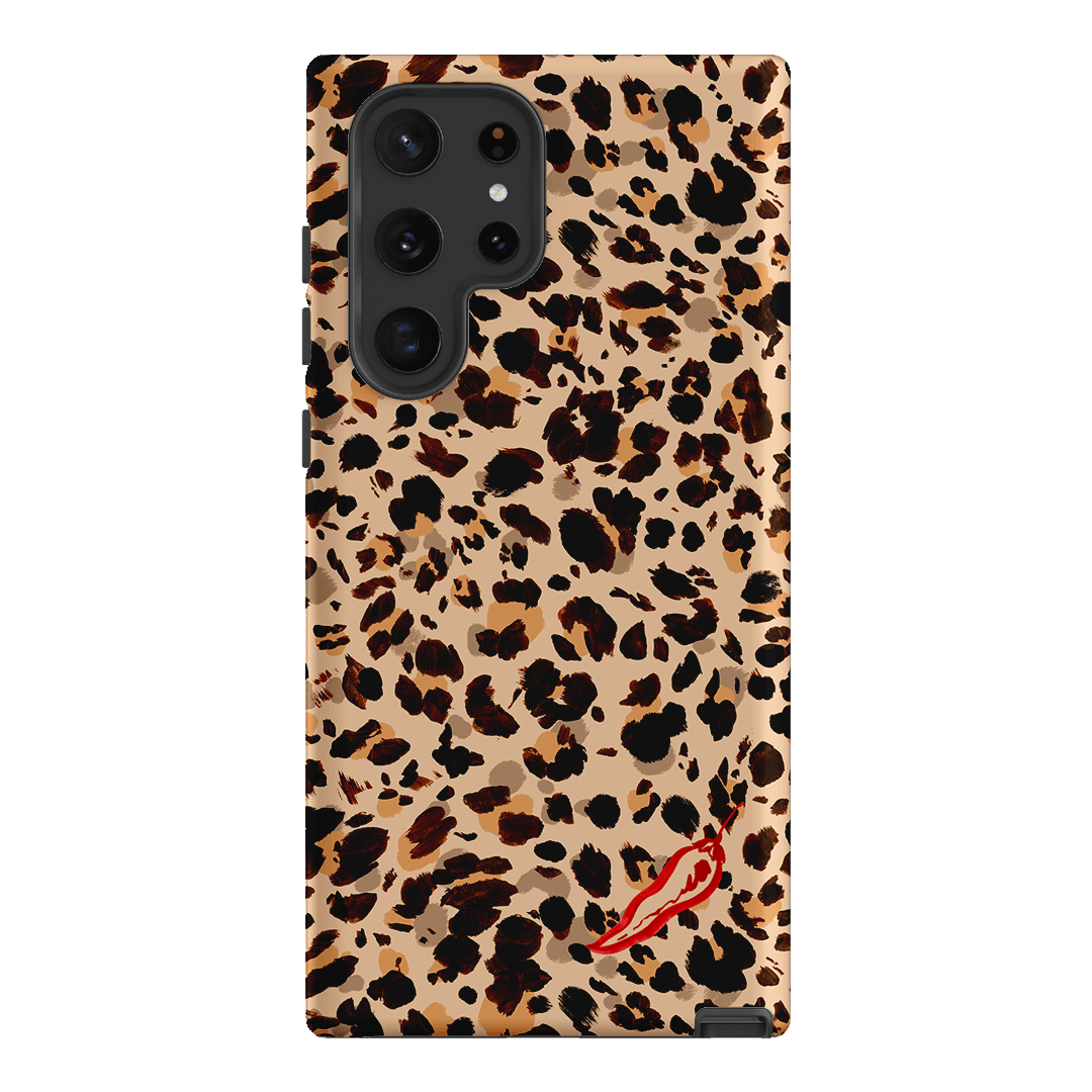 Chilli Leopard Printed Phone Cases Samsung Galaxy S22 Ultra / Armoured by Charlie Taylor - The Dairy