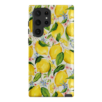 Citrus Lemon Printed Phone Cases Samsung Galaxy S22 Ultra / Armoured by Ellie Mae - The Dairy