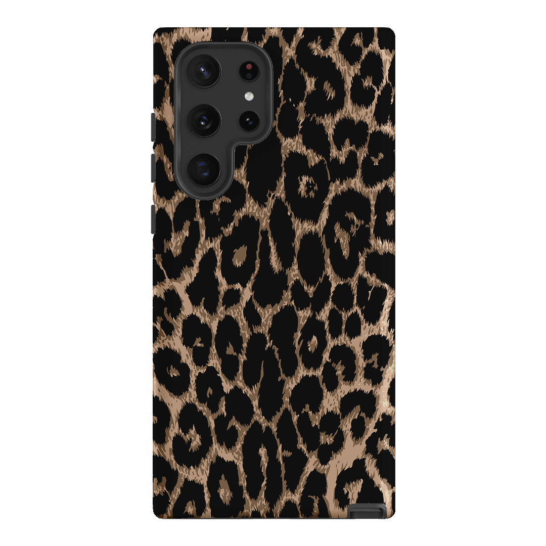 Classic Leopard Printed Phone Cases Samsung Galaxy S22 Ultra / Armoured by The Dairy - The Dairy