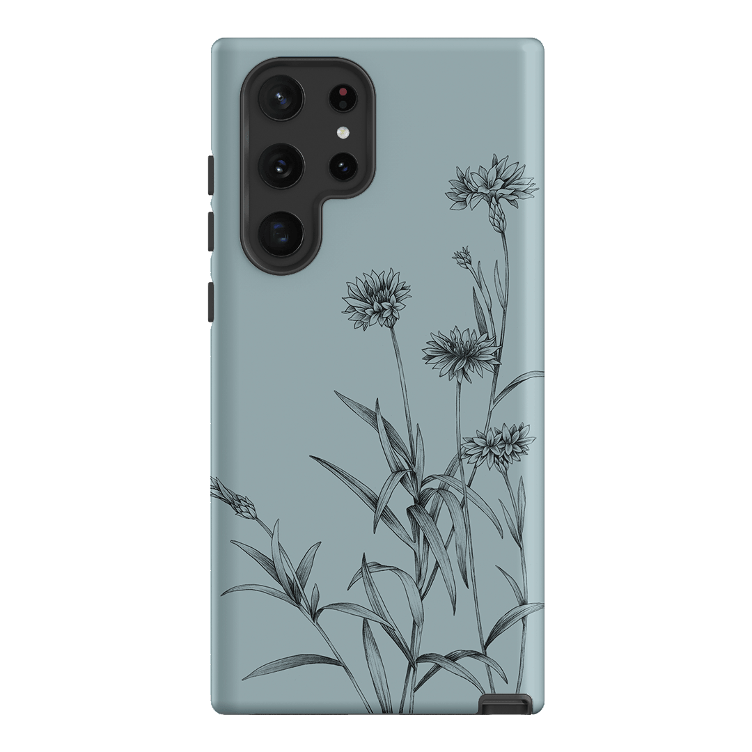 Cornflowers Study Printed Phone Cases Samsung Galaxy S22 Ultra / Armoured by Typoflora - The Dairy