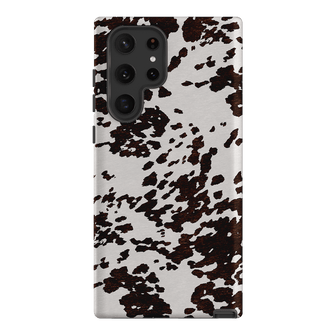 Cowhide Charm Printed Phone Cases Samsung Galaxy S22 Ultra / Armoured by The Dairy - The Dairy