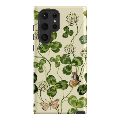 Clover & Butterflies Printed Phone Cases Samsung Galaxy S22 Ultra / Armoured by Ellie Mae - The Dairy