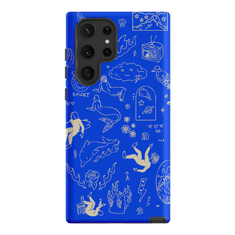 Easty Flash Blue Printed Phone Cases Samsung Galaxy S22 Ultra / Armoured by Easty Beasty - The Dairy