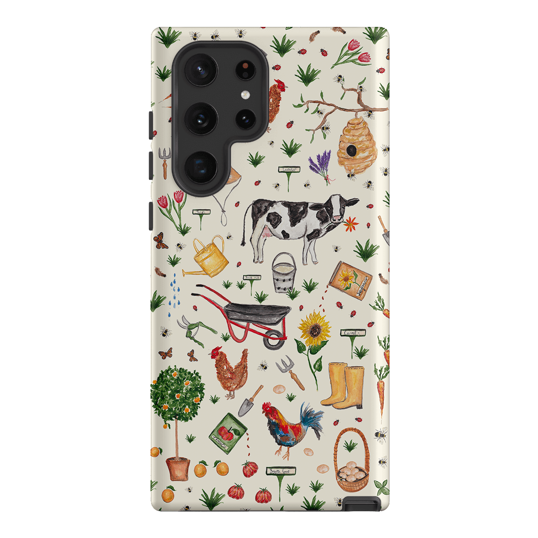 Farm Stay Printed Phone Cases Samsung Galaxy S22 Ultra / Armoured by BG. Studio - The Dairy