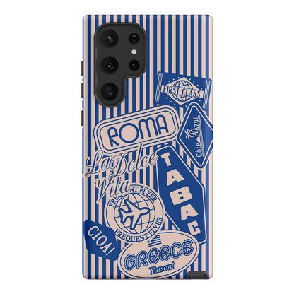 Frequent Flyer Printed Phone Cases Samsung Galaxy S22 Ultra / Armoured by The Dairy - The Dairy