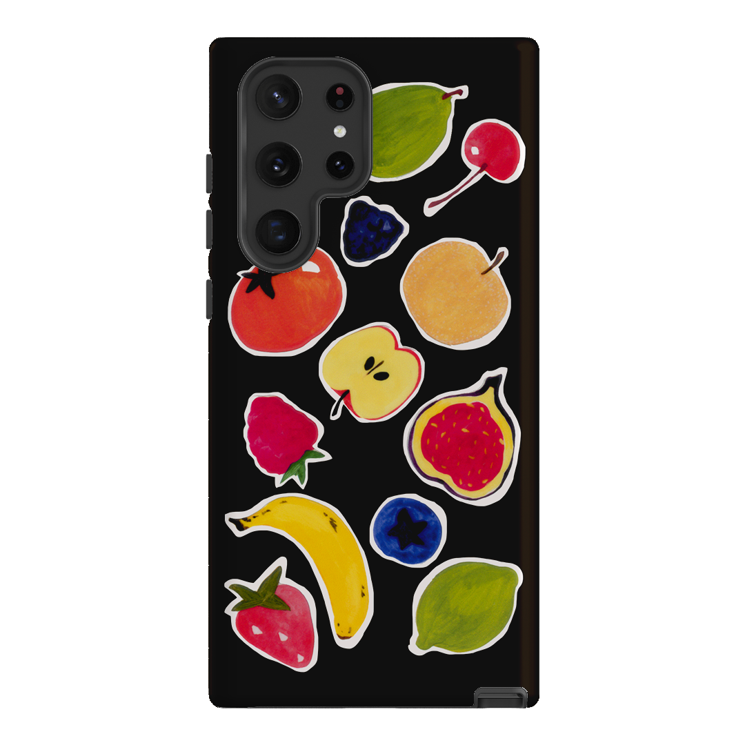 Fruit Stickers Printed Phone Cases Samsung Galaxy S22 Ultra / Armoured by Studio Bon - The Dairy