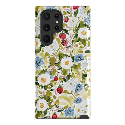 Garden Strawberries Printed Phone Cases Samsung Galaxy S22 Ultra / Armoured by Ellie Mae - The Dairy