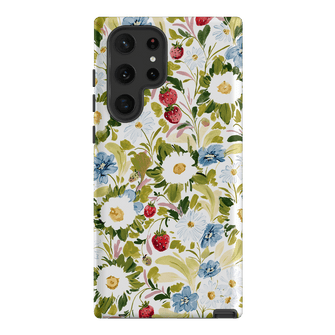Garden Strawberries Printed Phone Cases Samsung Galaxy S22 Ultra / Armoured by Ellie Mae - The Dairy