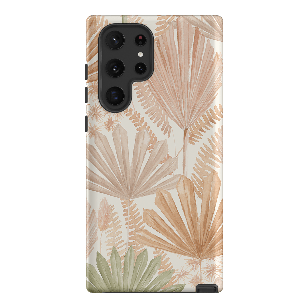 Golden Palm Printed Phone Cases Samsung Galaxy S22 Ultra / Armoured by Cass Deller - The Dairy