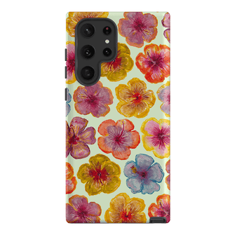 Hibiscus Holiday Sorbet Printed Phone Cases Samsung Galaxy S22 Ultra / Armoured by BG. Studio - The Dairy