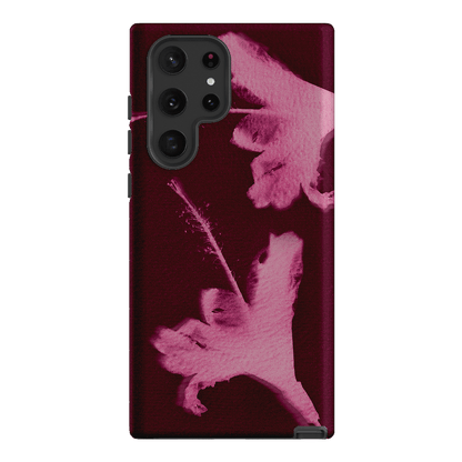 Hibiscus Glow Printed Phone Cases Samsung Galaxy S22 Ultra / Armoured by Sally Hungerford - The Dairy