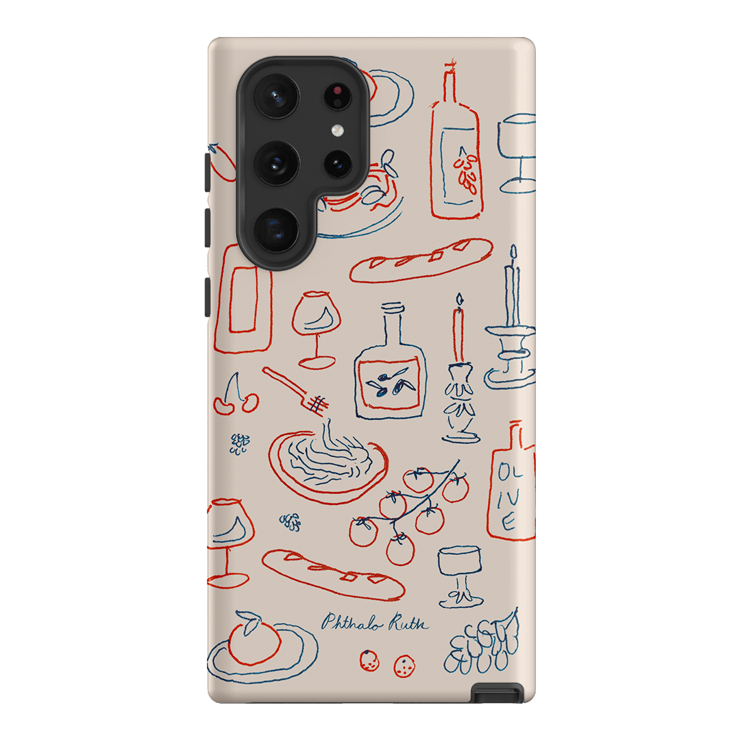 Italian Fare Printed Phone Cases Samsung Galaxy S22 Ultra / Armoured by Phthalo Ruth - The Dairy