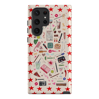 Just A Girl Printed Phone Cases Samsung Galaxy S22 Ultra / Armoured by BG. Studio - The Dairy