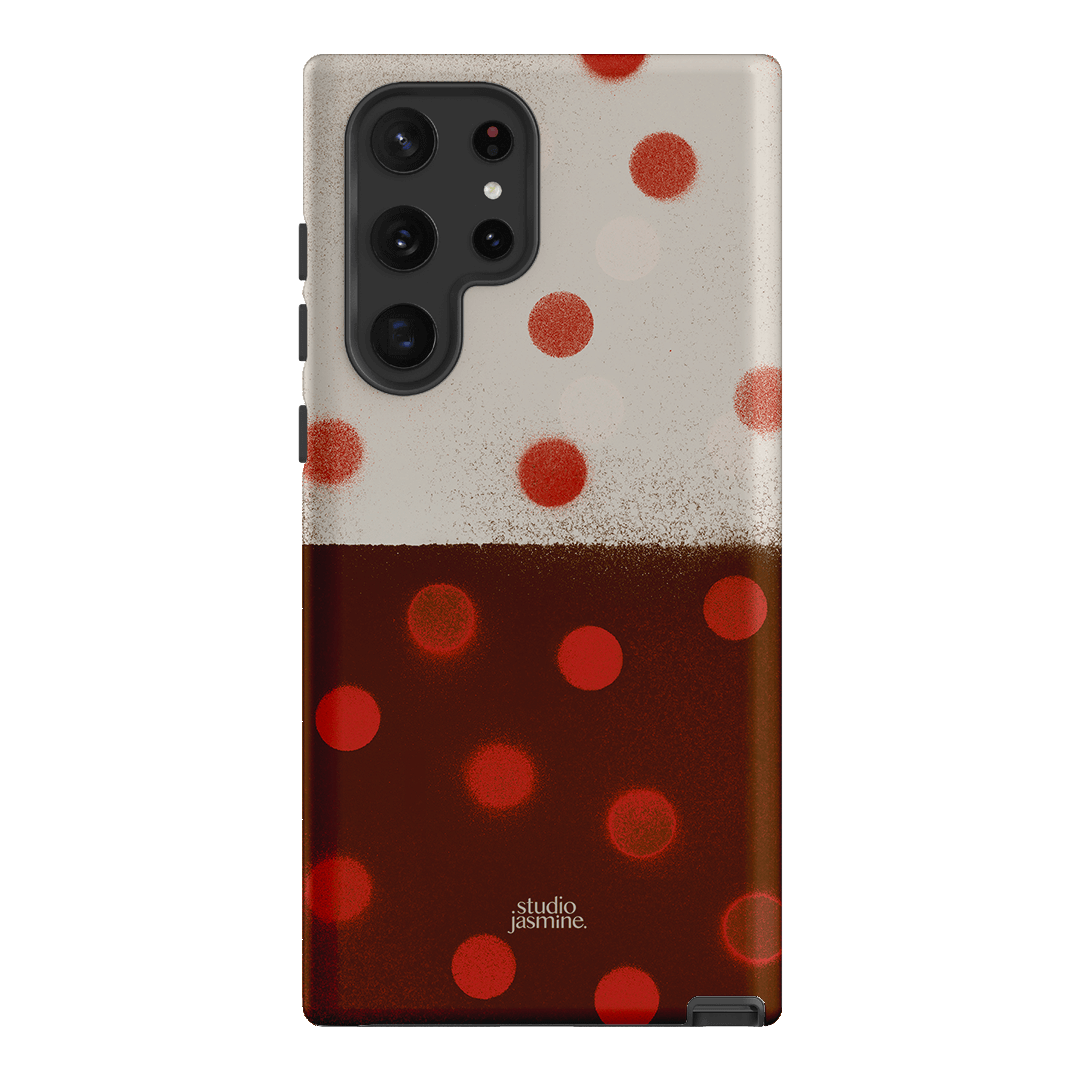 Ladybug Polka Dot Printed Phone Cases Samsung Galaxy S22 Ultra / Armoured by Jasmine Dowling - The Dairy