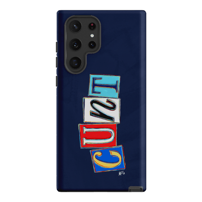 Lil Cnts Blue Printed Phone Cases Samsung Galaxy S22 Ultra / Armoured by Margarbs Art - The Dairy