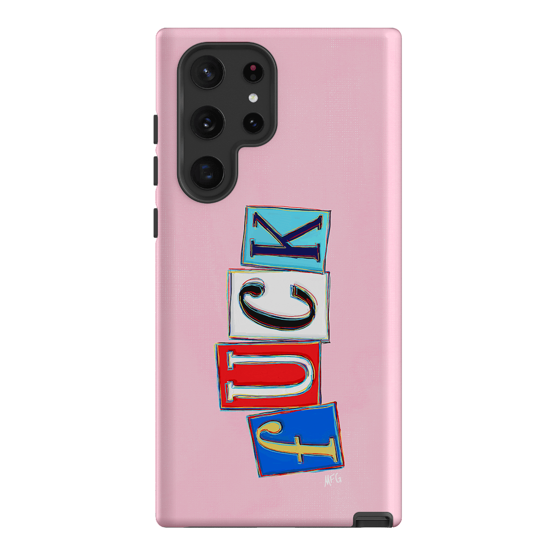 Lil Fcks Pink Printed Phone Cases Samsung Galaxy S22 Ultra / Armoured by Margarbs Art - The Dairy