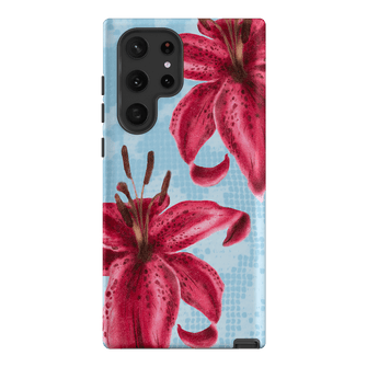 Lillies Printed Phone Cases Samsung Galaxy S22 Ultra / Armoured by Sally Hungerford - The Dairy