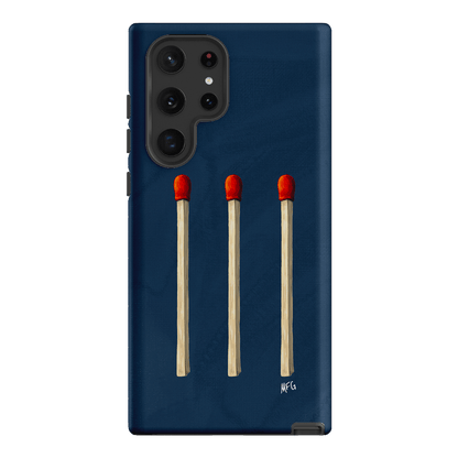 Matchstick Printed Phone Cases Samsung Galaxy S22 Ultra / Armoured by Margarbs Art - The Dairy