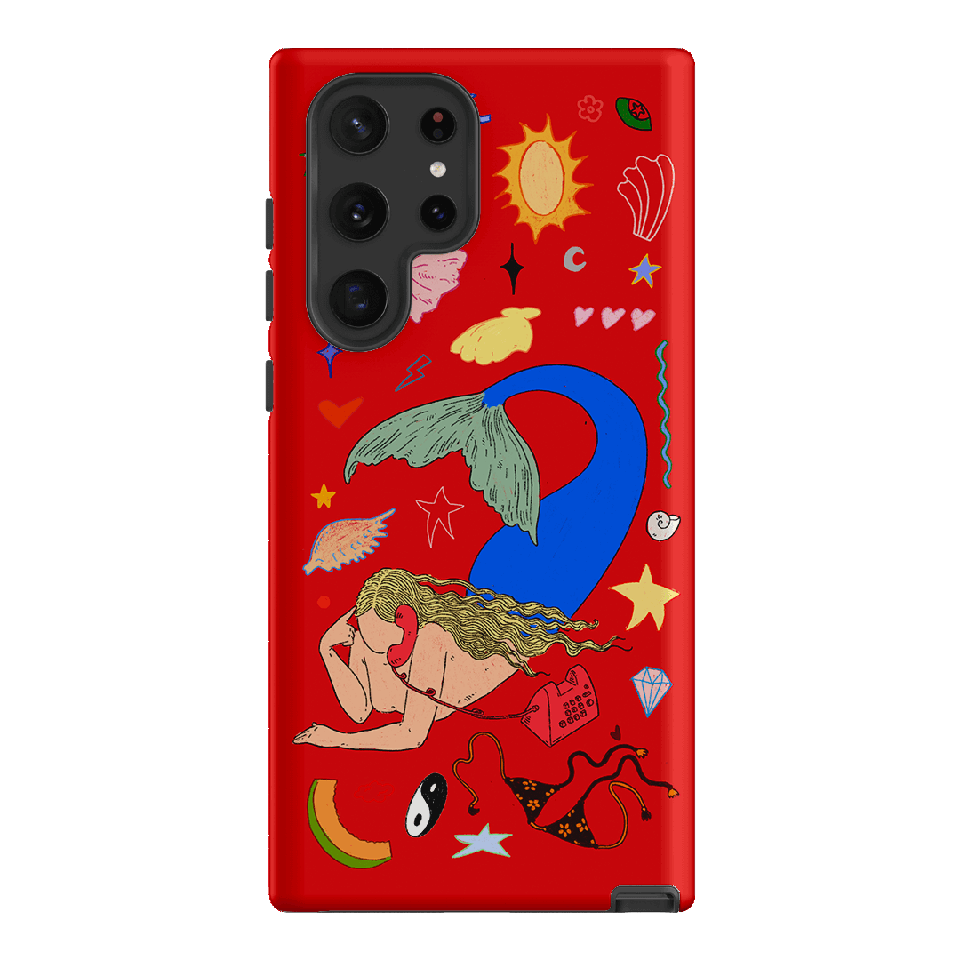 Mermaid Salad Scarlet Printed Phone Cases Samsung Galaxy S22 Ultra / Armoured by Easty Beasty - The Dairy
