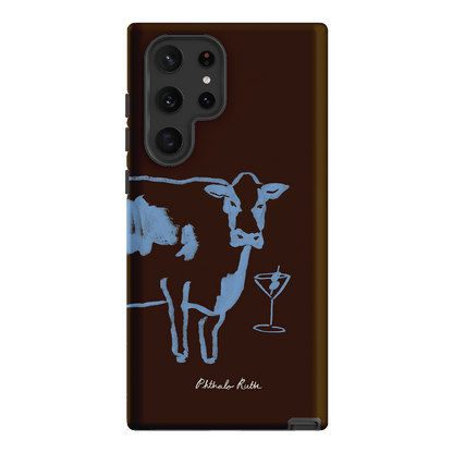 Mootini Espresso Printed Phone Cases Samsung Galaxy S22 Ultra / Armoured by Phthalo Ruth - The Dairy