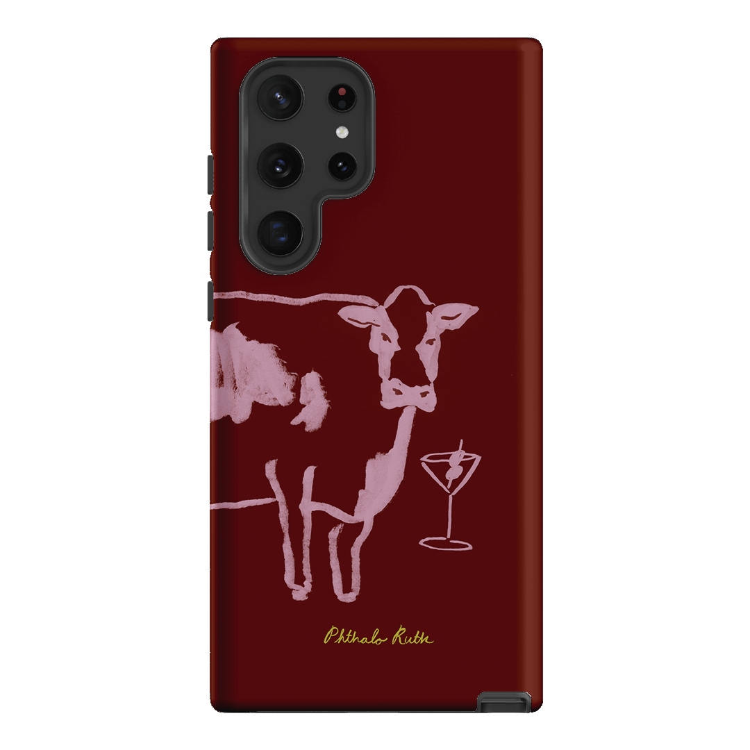 Mootini Berry Printed Phone Cases Samsung Galaxy S22 Ultra / Armoured by Phthalo Ruth - The Dairy