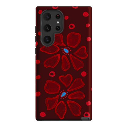 Painted Petal Rouge Printed Phone Cases Samsung Galaxy S22 Ultra / Armoured by BG. Studio - The Dairy