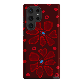 Painted Petal Rouge Printed Phone Cases Samsung Galaxy S22 Ultra / Armoured by BG. Studio - The Dairy
