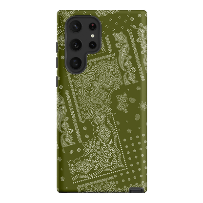 Paisley Fern Printed Phone Cases Samsung Galaxy S22 Ultra / Armoured by The Dairy - The Dairy