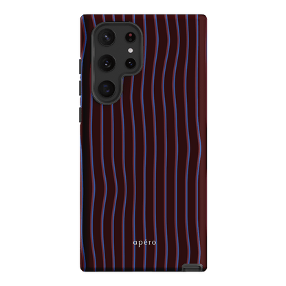 Panama Burgundy Printed Phone Cases Samsung Galaxy S22 Ultra / Armoured by Apero - The Dairy