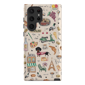 Parisian Daydream Printed Phone Cases Samsung Galaxy S22 Ultra / Armoured by BG. Studio - The Dairy