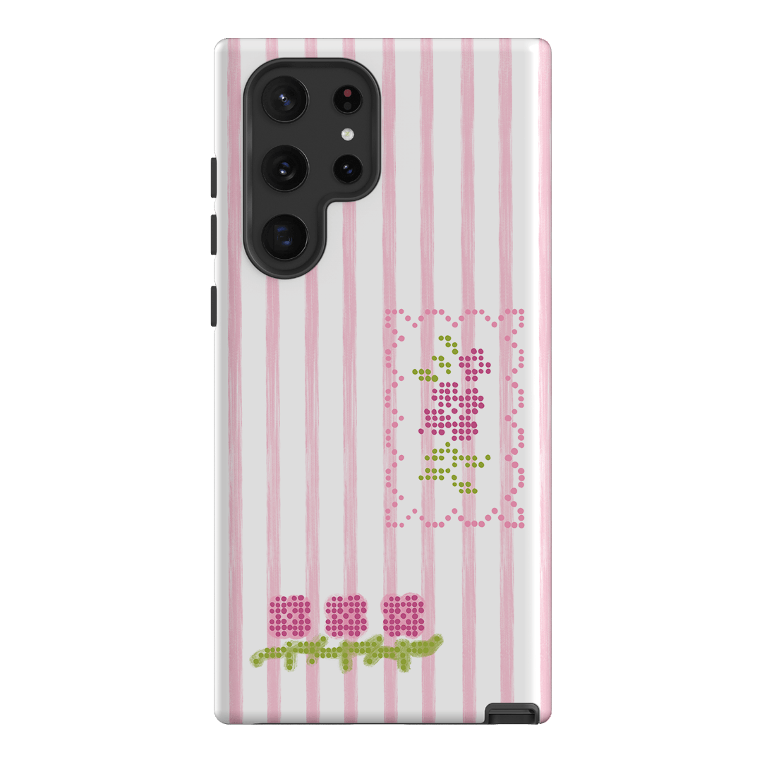 Patchwork Pink Printed Phone Cases Samsung Galaxy S22 Ultra / Armoured by Kayla Carr - The Dairy