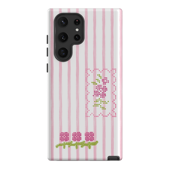 Patchwork Pink Printed Phone Cases Samsung Galaxy S22 Ultra / Armoured by Kayla Carr - The Dairy