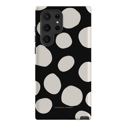 Pebbles Noir Printed Phone Cases Samsung Galaxy S22 Ultra / Armoured by Veronica Tucker - The Dairy