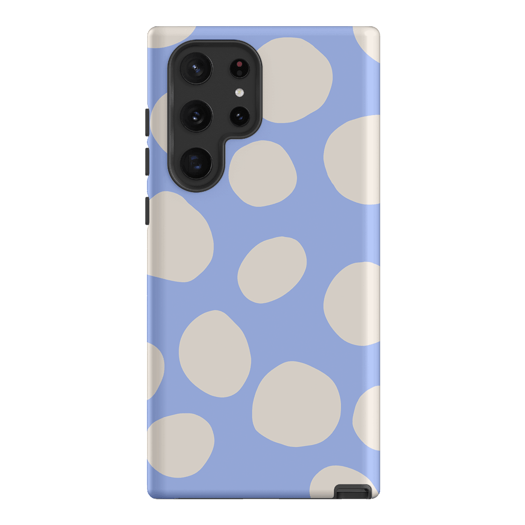 Pebbles Periwinkle Salt Printed Phone Cases Samsung Galaxy S22 Ultra / Armoured by Veronica Tucker - The Dairy