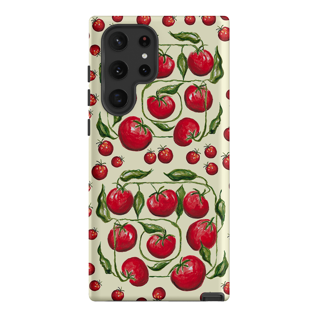 Red Tomatoes Printed Phone Cases Samsung Galaxy S22 Ultra / Armoured by BG. Studio - The Dairy