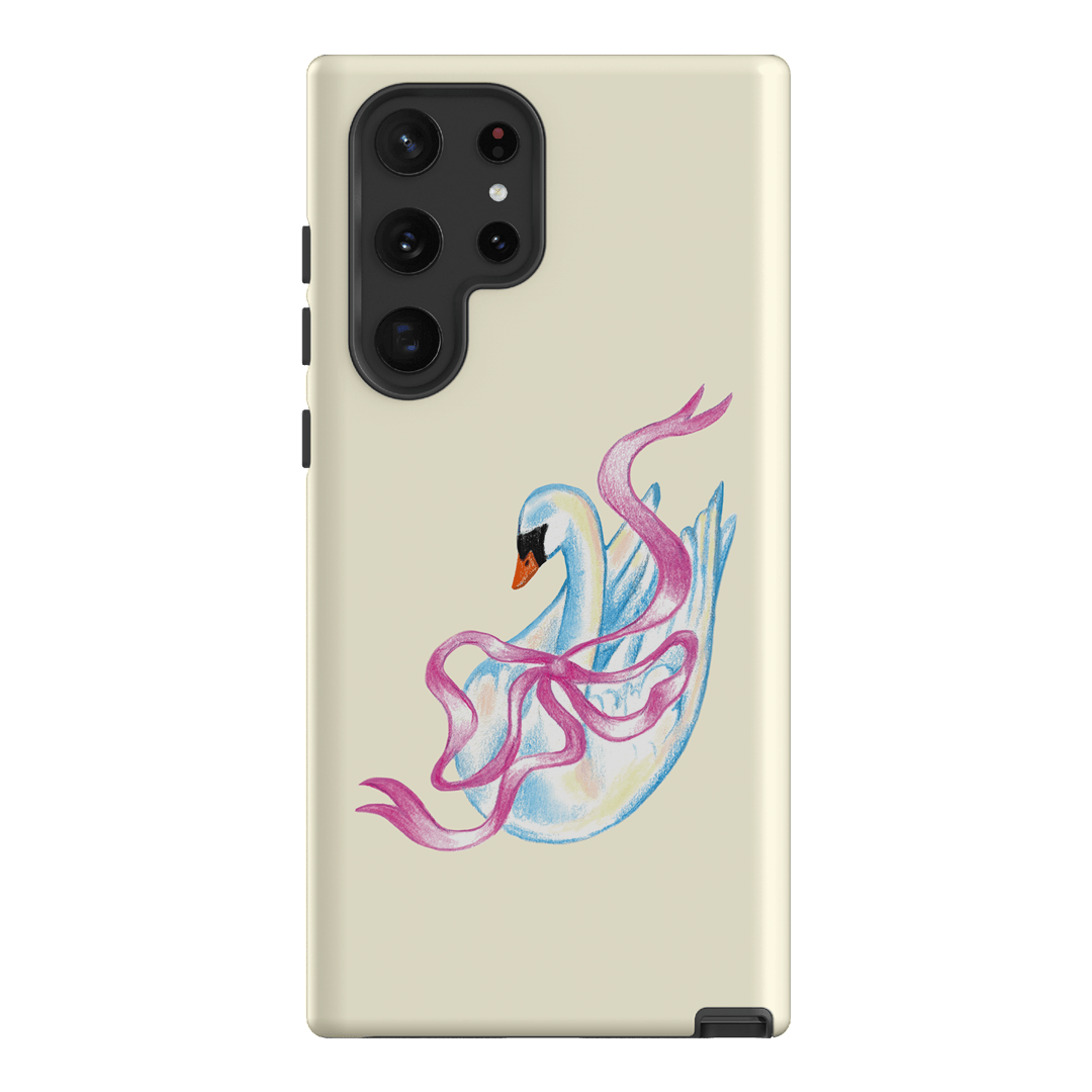 Satin Swan Printed Phone Cases Samsung Galaxy S22 Ultra / Armoured by Femke Studio - The Dairy