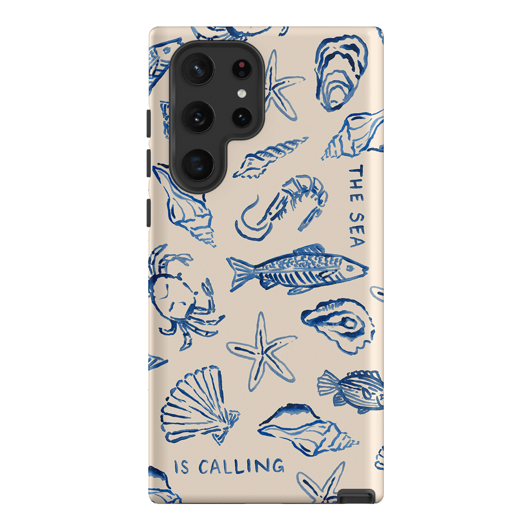 Sea Call Printed Phone Cases Samsung Galaxy S22 Ultra / Armoured by Cass Deller - The Dairy