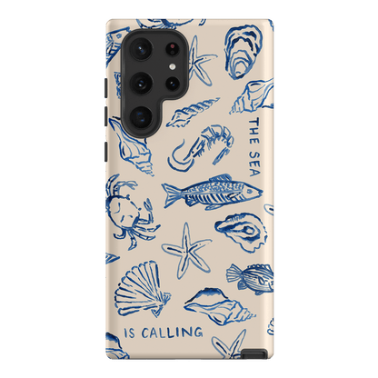 Sea Call Printed Phone Cases Samsung Galaxy S22 Ultra / Armoured by Cass Deller - The Dairy