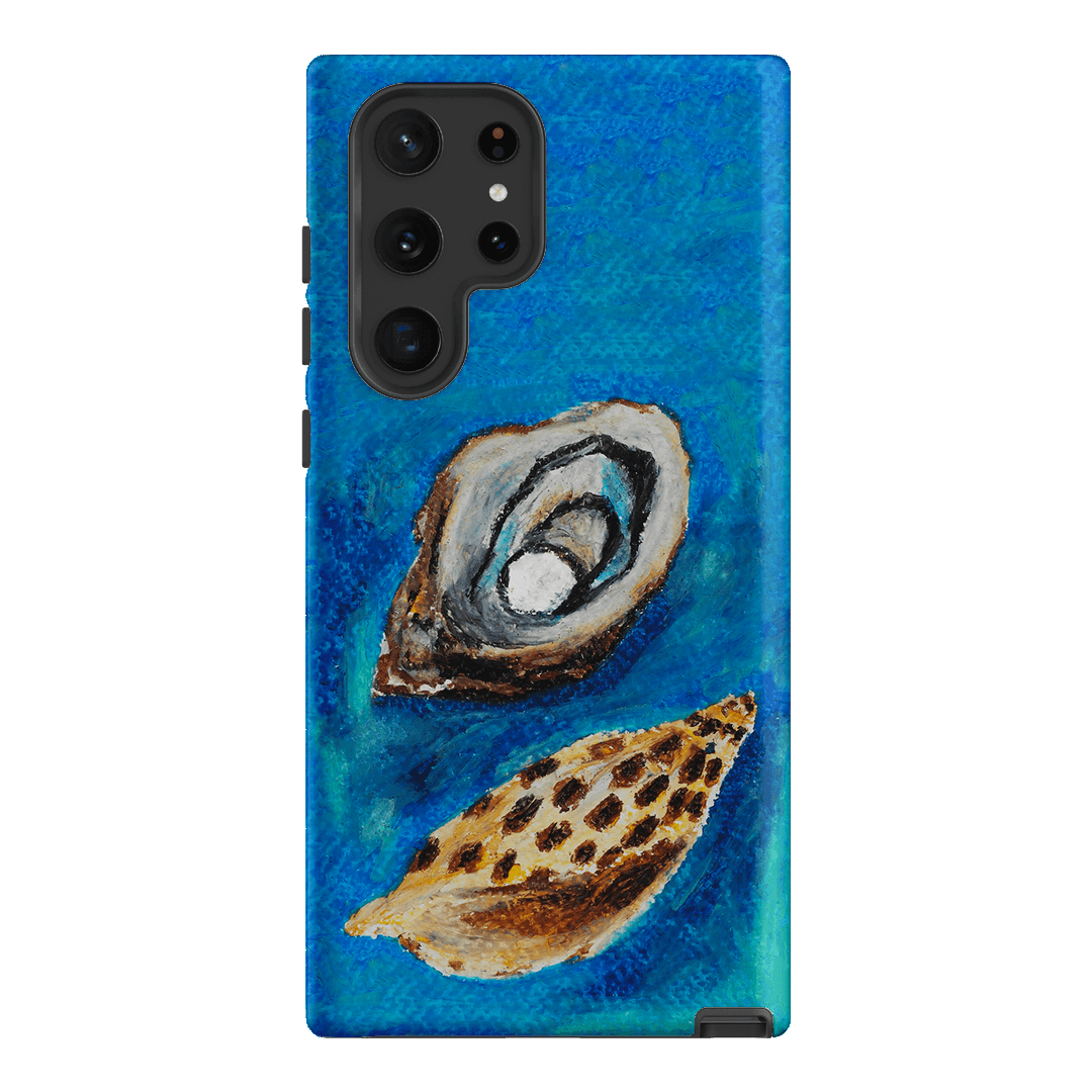 Sea Shells Printed Phone Cases Samsung Galaxy S22 Ultra / Armoured by Lisa Hu - The Dairy