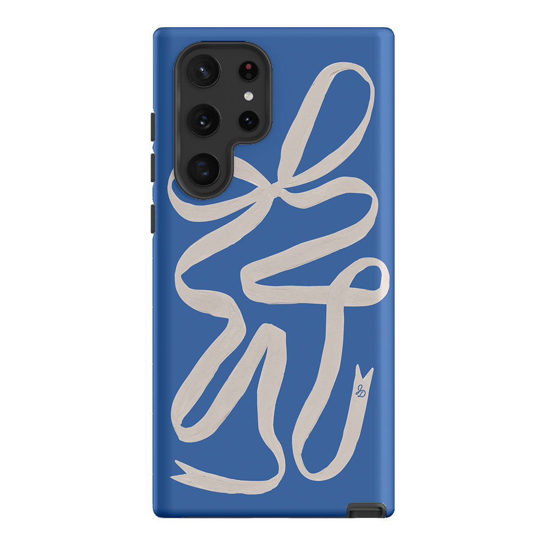 Something Blue Ribbon Printed Phone Cases Samsung Galaxy S22 Ultra / Armoured by Jasmine Dowling - The Dairy