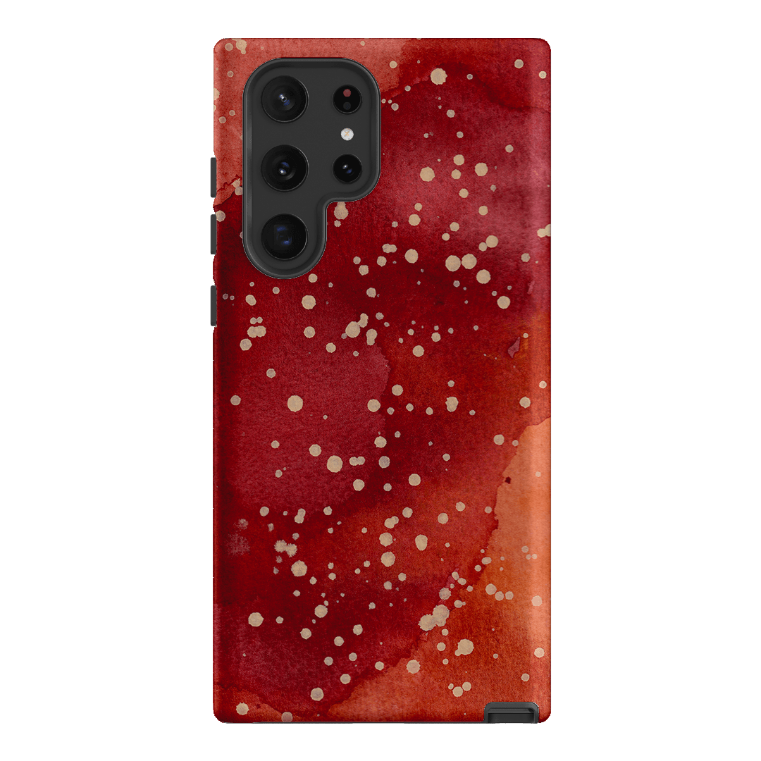 Spotty Rust Printed Phone Cases Samsung Galaxy S22 Ultra / Armoured by The Dairy - The Dairy