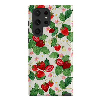 Strawberry Patch Printed Phone Cases Samsung Galaxy S22 Ultra / Armoured by Ellie Mae - The Dairy