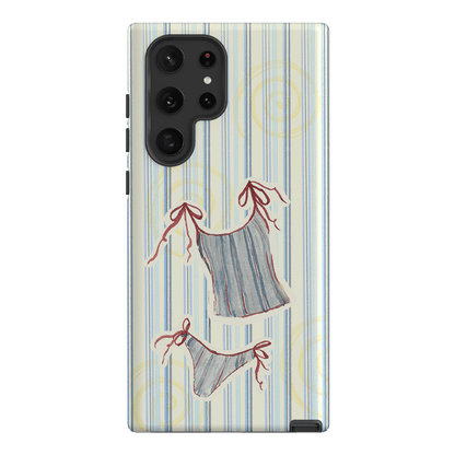 Stripe Tankini Printed Phone Cases Samsung Galaxy S22 Ultra / Armoured by Kayla Carr - The Dairy