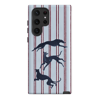 Stripey Hounds Printed Phone Cases Samsung Galaxy S22 Ultra / Armoured by Lisa Hu - The Dairy
