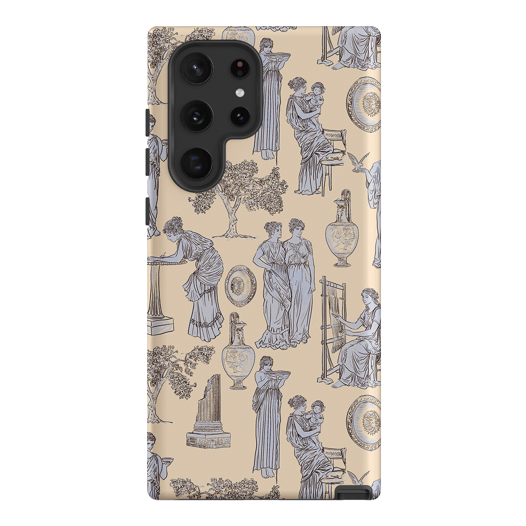 Symposium Alabaster Printed Phone Cases Samsung Galaxy S22 Ultra / Armoured by Veronica Tucker - The Dairy