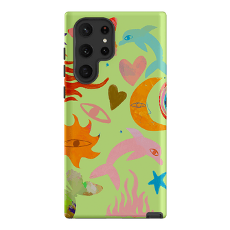 Tattoos Green Printed Phone Cases Samsung Galaxy S22 Ultra / Armoured by Kate Eliza - The Dairy