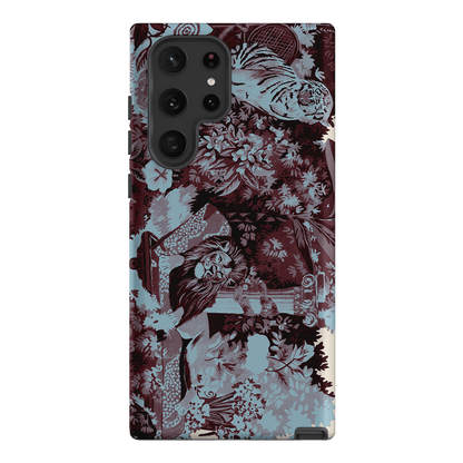 Tippi Blue Printed Phone Cases Samsung Galaxy S22 Ultra / Armoured by Desmond & Dempsey - The Dairy