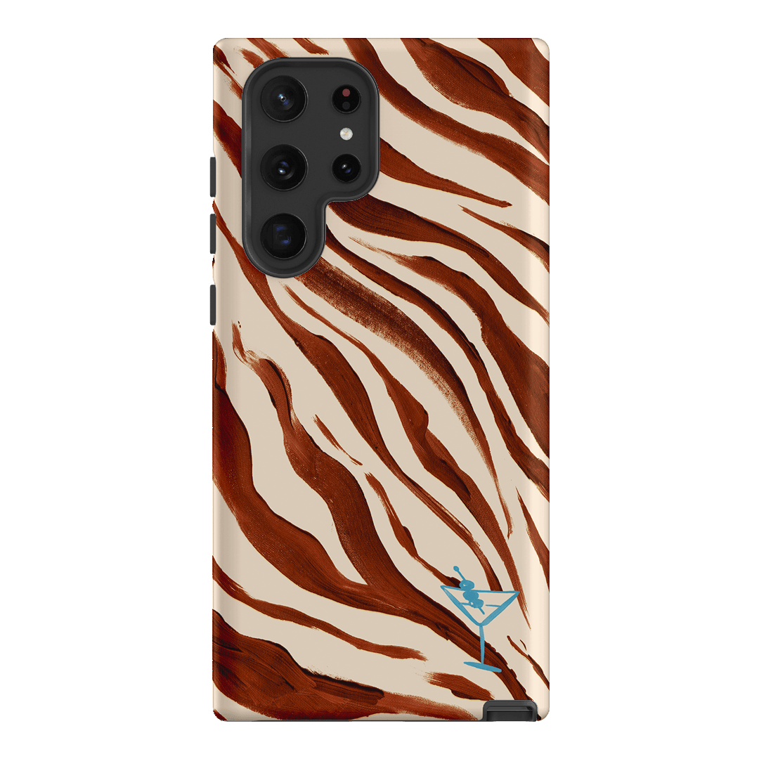 Zebra Tini Printed Phone Cases Samsung Galaxy S22 Ultra / Armoured by Charlie Taylor - The Dairy