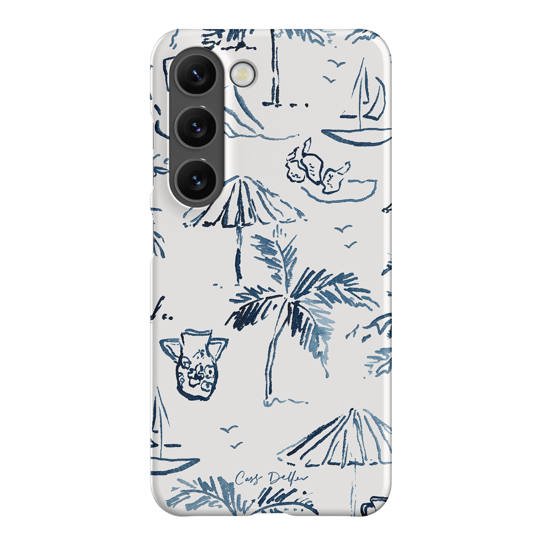 Balmy Blue Printed Phone Cases Samsung Galaxy S23 / Snap by Cass Deller - The Dairy